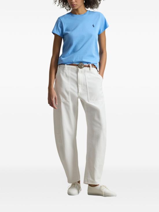 26SS 랄프 로렌 반팔 티셔츠 211B14605005 CHATAM BLUE Blue - RALPH LAUREN