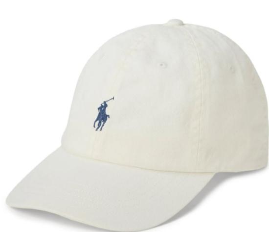 26SS 랄프 로렌 모자 211912843007 GUIDE CREAM White