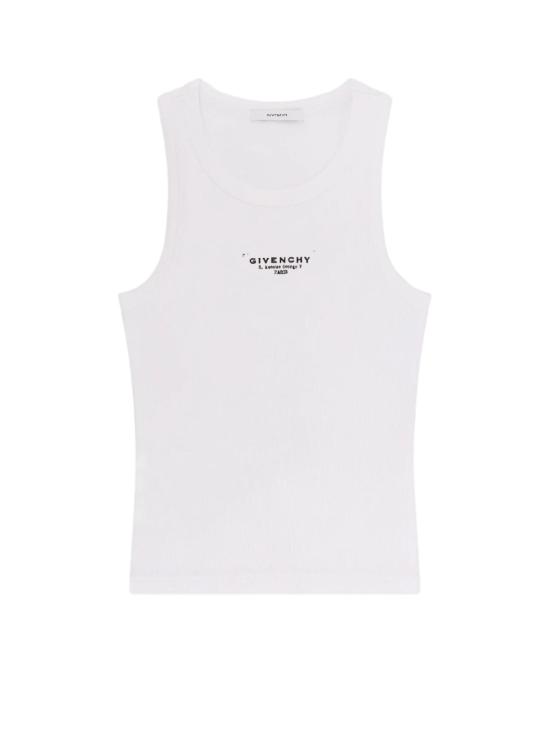 25FW 지방시 민소매 티셔츠 BW70FPP75N White