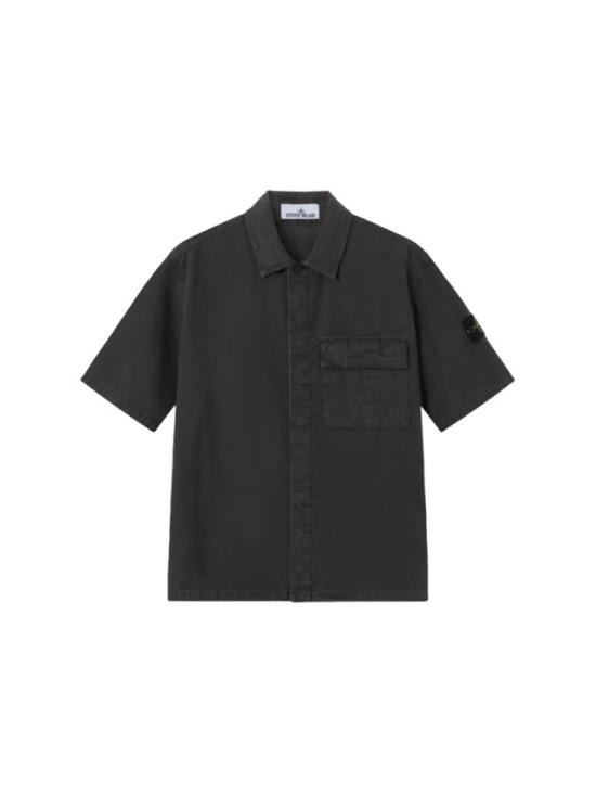 26SS 스톤 아일랜드 반팔 셔츠 L1S151200031S00WN Black