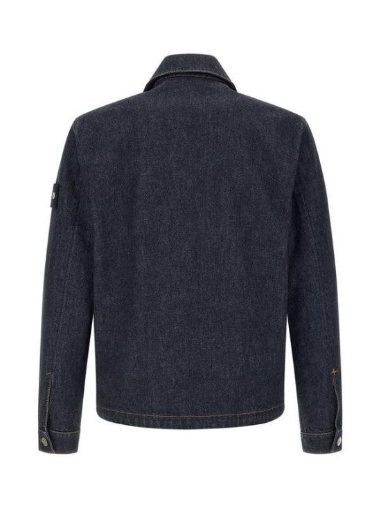 26SS 스톤 아일랜드 데님 자켓 L1S144100006S00J7 Black - STONE ISLAND