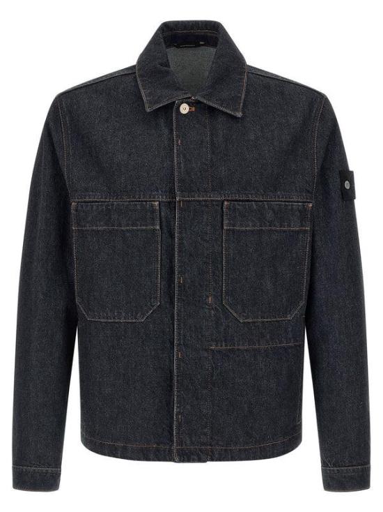 26SS 스톤 아일랜드 데님 자켓 L1S144100006S00J7 Black