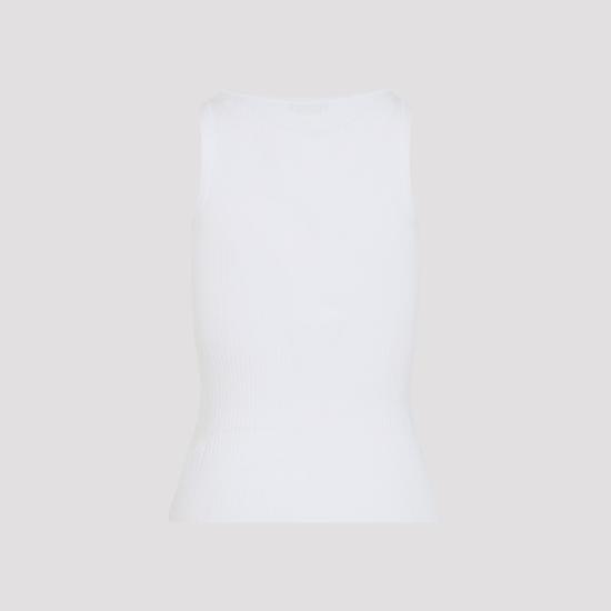 26SS 막스마라 민소매 티셔츠 2611361032600 White - MAX MARA