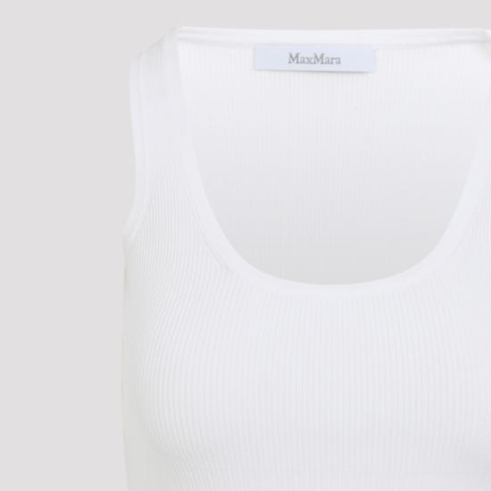 26SS 막스마라 민소매 티셔츠 2611361032600 White - MAX MARA