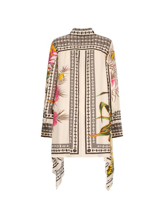 26SS 블루마린 미디 원피스 P622A781A F8177 Amberlight - BLUMARINE