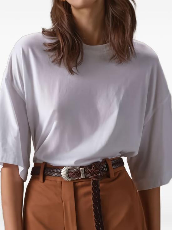 26SS 치르콜로1901 반팔 티셔츠 FD3886 000 White - CIRCOLO 1901