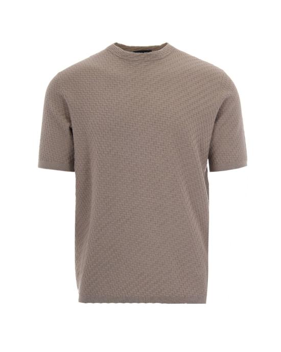 26SS 엠포리오 아르마니 반팔 티셔츠 6354552 Brown