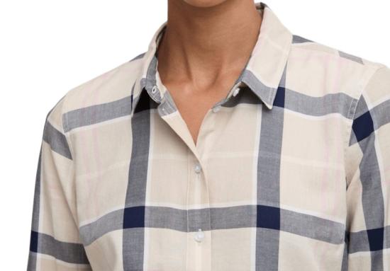 26SS 바버 셔츠 LSH1353 White - BARBOUR