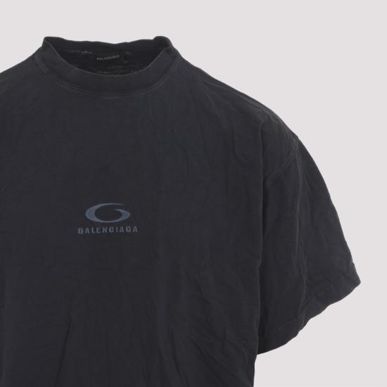 26SS 발렌시아가 반팔 티셔츠 850345 TTVH9 Black - BALENCIAGA