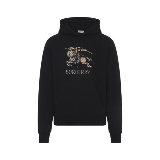 26SS 버버리 EKD 옴브레 코튼 후디 8119021 Black