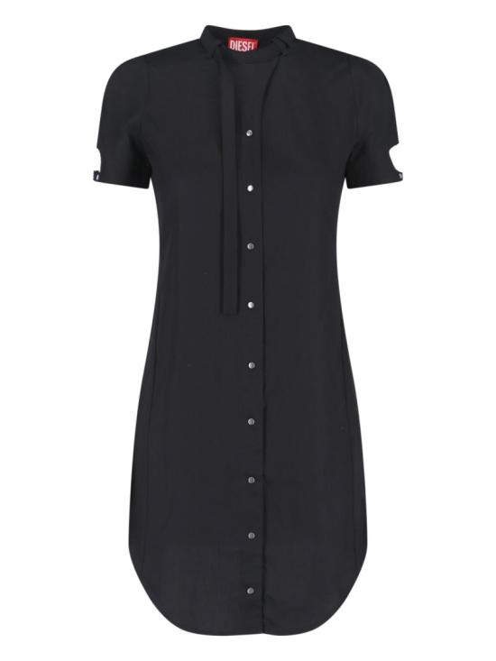 26SS 디젤 미디 원피스 A23674 0EGET9XX Black