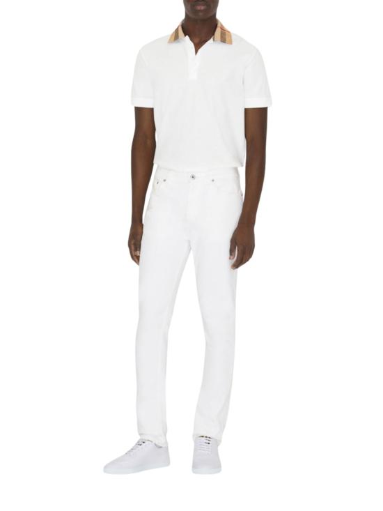 26SS 버버리 코튼 폴로 셔츠 8071621 A1464 White - BURBERRY