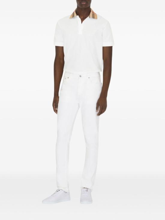 26SS 버버리 코튼 폴로 셔츠 8071621 A1464 White - BURBERRY