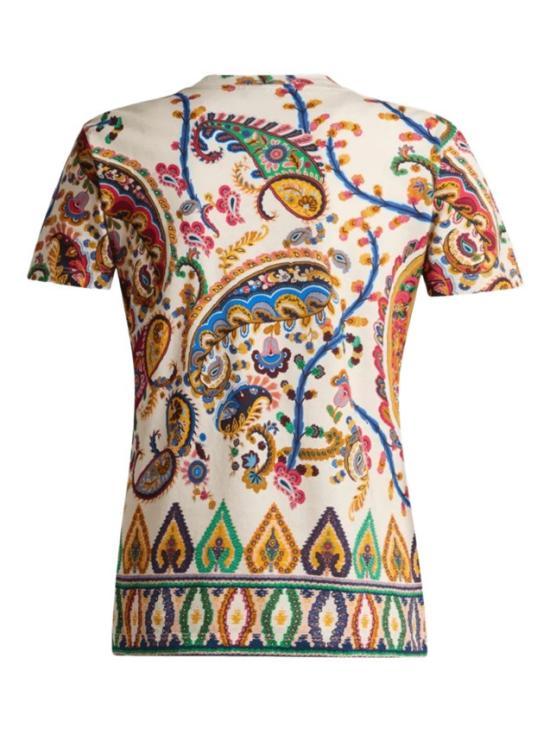 26SS 에트로 반팔 티셔츠 WRMA0006 Neutrals - ETRO