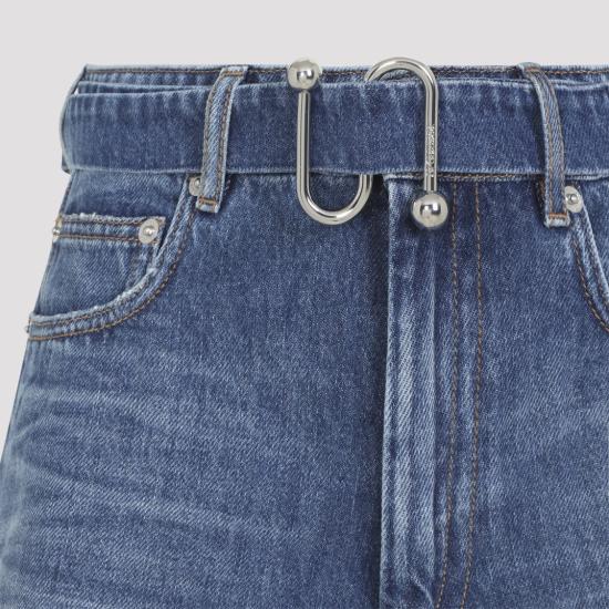 26SS 스포트막스 데님 숏팬츠 2612141022600 Blue - SPORTMAX