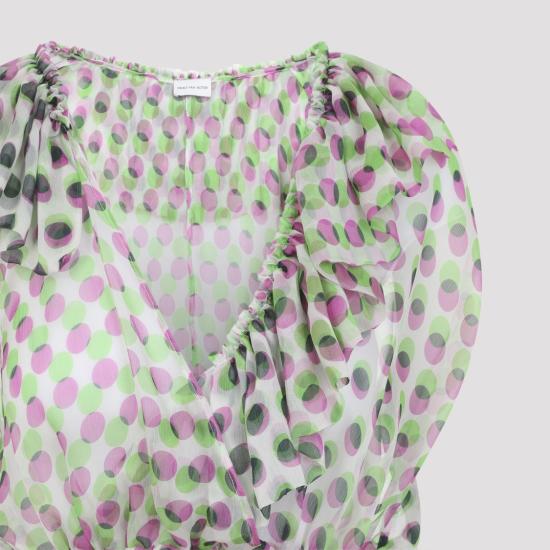 26SS 드리스 반 노튼 블라우스 2610107103094 Grey - DRIES VAN NOTEN