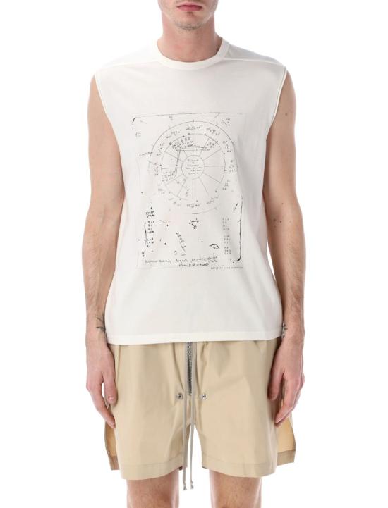 26SS 릭 오웬스 반팔 티셔츠 RR01F2132JAEP13 White