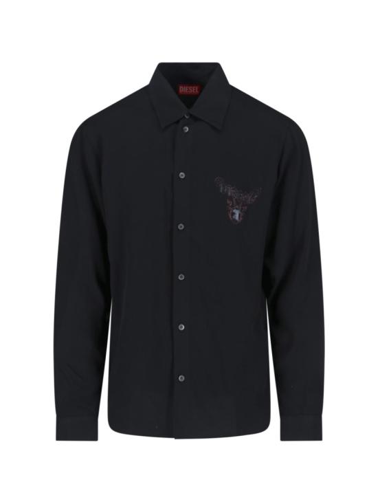 26SS 디젤 긴팔 셔츠 A23642 0LJCL9XX Black