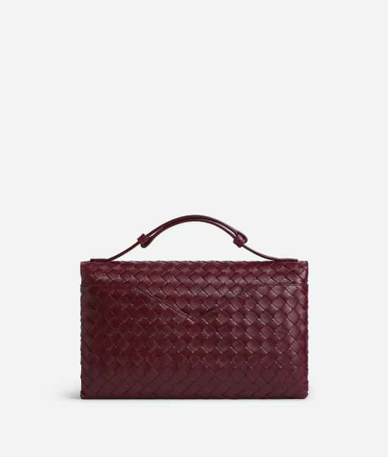 26SS 보테가베네타 노트 락 크로스바디백 817191V08Z02250 Bordeaux - BOTTEGA VENETA