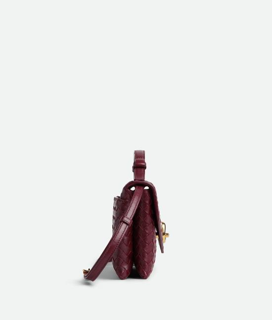 26SS 보테가베네타 노트 락 크로스바디백 817191V08Z02250 Bordeaux - BOTTEGA VENETA