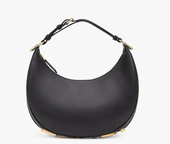26SS 펜디 펜디그라피 스몰 숄더백 8BR798A5DYF1HEJ Black