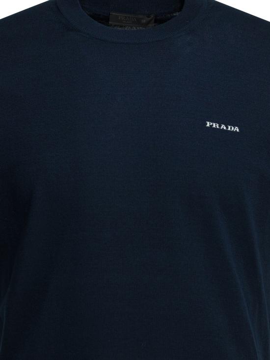 26FW 프라다 반팔 티셔츠 UMF2091811F0008 S OOO Blue - PRADA