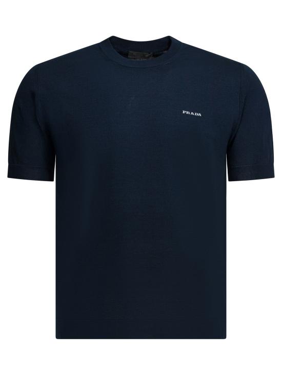 26SS 프라다 반팔 티셔츠 UMF2091811F0008 S OOO Blue