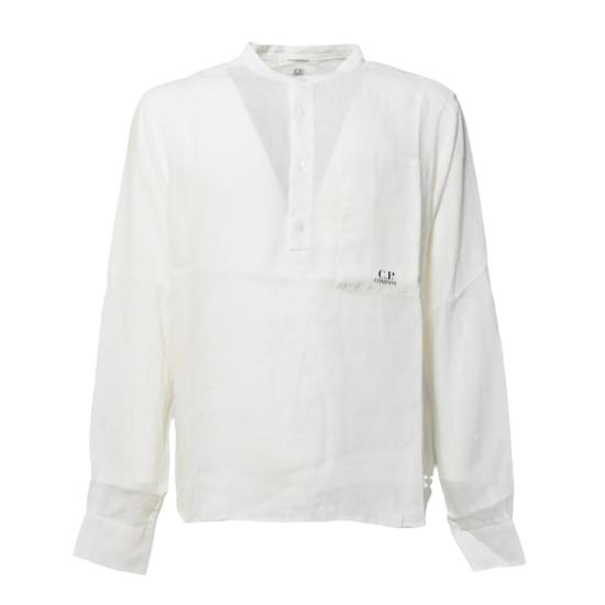 26SS 씨피 컴퍼니 긴팔 셔츠 18CMSH241A005415G 103 Bianco gesso