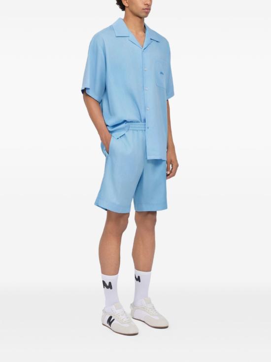 26SS 엠에스지엠 반팔 셔츠 4040ME08X267009 84 Azzurro Bianco - MSGM