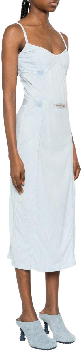 26SS 디젤 미디 원피스 A183580KIBY01C BLUE - DIESEL