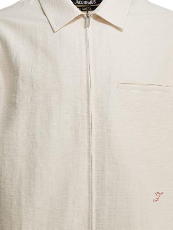 26SS 자크뮈스 긴팔 셔츠 SHM00576AW00731OFFWHITE - JACQUEMUS