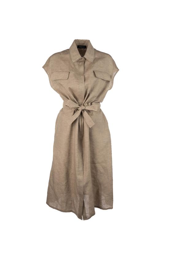 26SS 파비아나 필리피 미디 원피스 ABD276F618M161 0161 Tortora