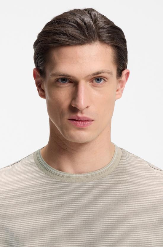 26SS 보스 반팔 티셔츠 50559775 10279650 01 286 Open beige - BOSS