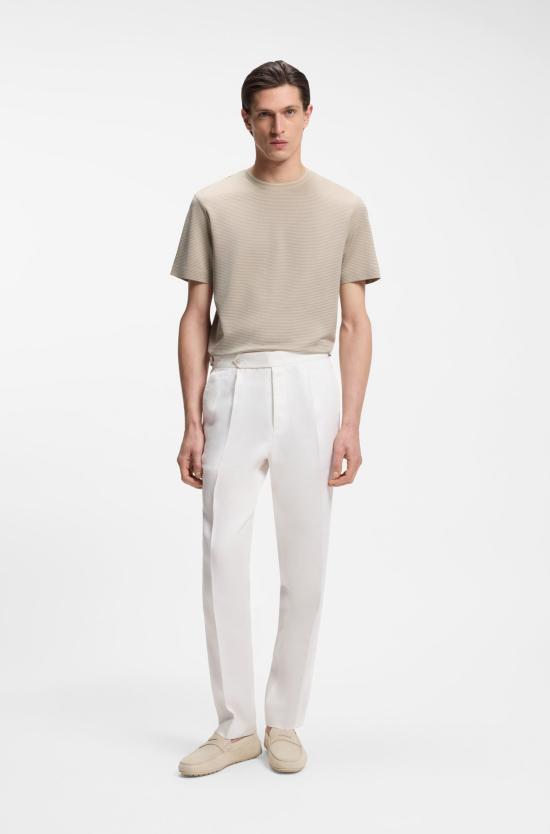 26SS 보스 반팔 티셔츠 50559775 10279650 01 286 Open beige - BOSS