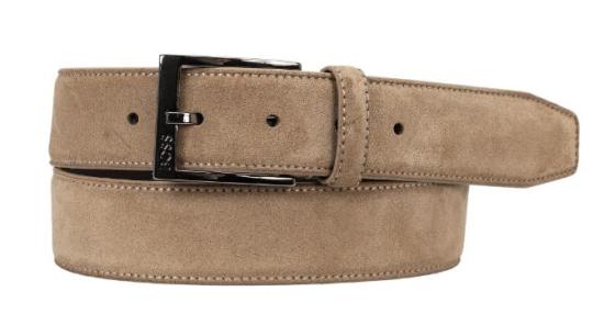 26SS 보스 가죽 벨트 50563958 10280130 01 261 Medium beige