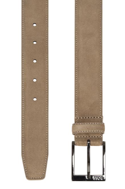 26SS 보스 가죽 벨트 50563958 10280130 01 261 Medium beige - BOSS