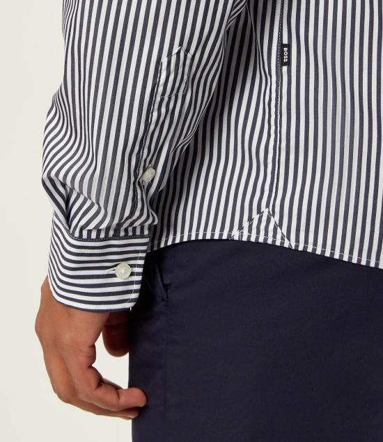 26SS 보스 긴팔 셔츠 50562048 10262111 01 404 Blue - BOSS