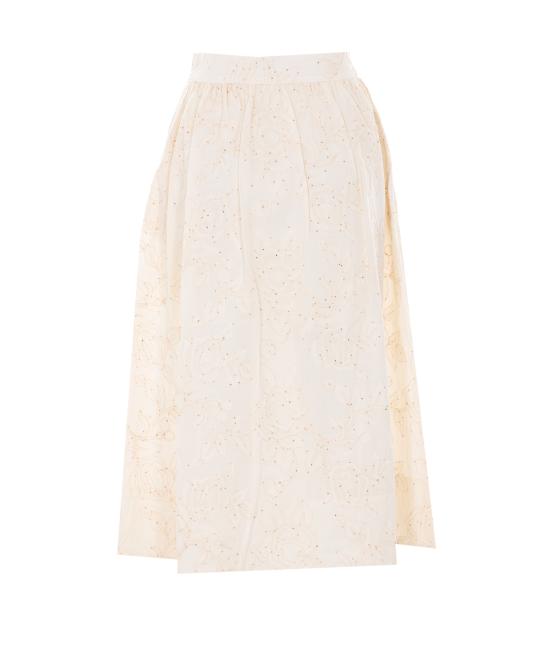 26SS 리우조 미디 스커트 WA6455T472A P9417 White - LIU JO