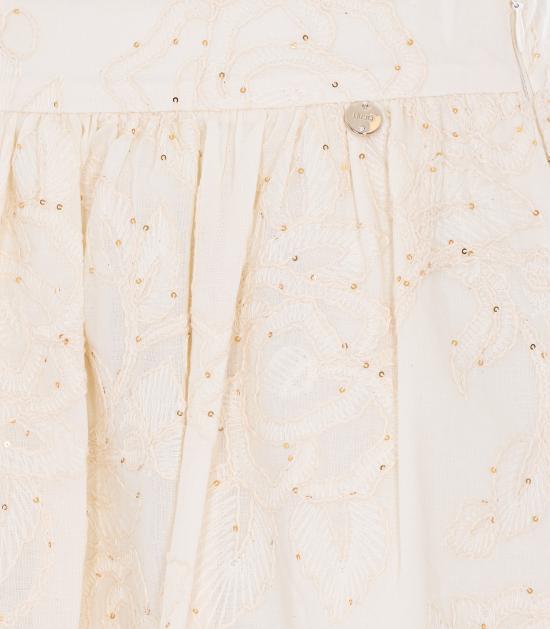 26SS 리우조 미디 스커트 WA6455T472A P9417 White - LIU JO