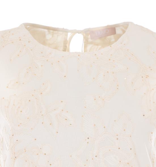 26SS 리우조 긴팔 티셔츠 WA6453T472A P9417 White - LIU JO