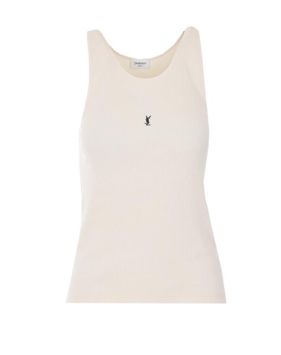 26SS 생로랑 민소매 티셔츠 823603 Y37EC9469 White