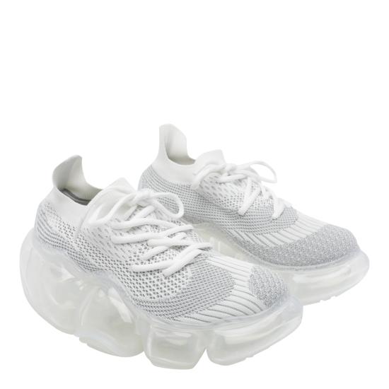 26SS 그라운즈 스니커즈 242 WHITE GRAY CLEAR White - GROUNDS