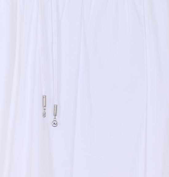 26SS 마이클 코어스 미디 원피스 MS683DHKLZ 100 White - MICHAEL KORS