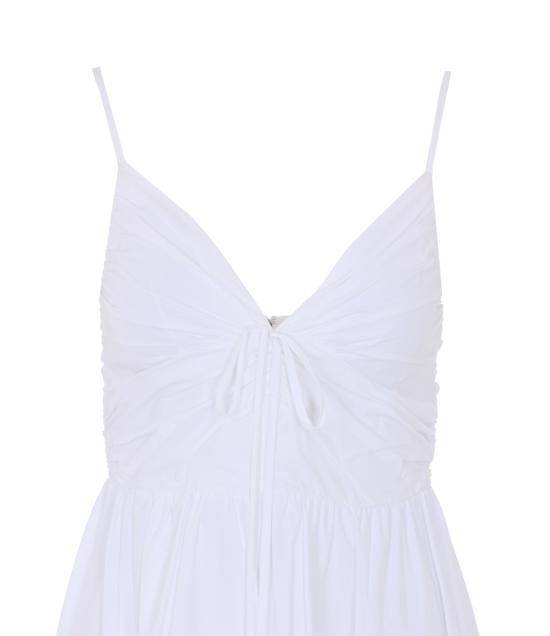 26SS 마이클 코어스 미디 원피스 MS683DHKLZ 100 White - MICHAEL KORS