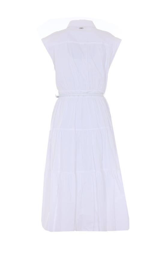 26SS 마이클 코어스 미디 원피스 MS683I5KLZ 100 White - MICHAEL KORS