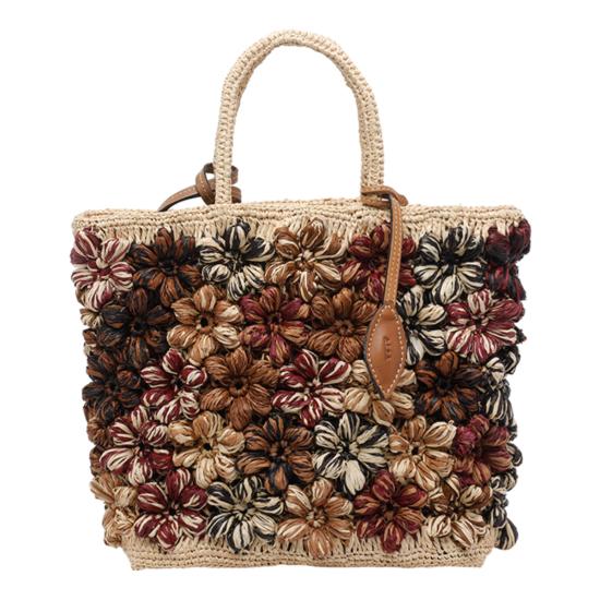 26SS AFAR 토트백 FLOWER S MULTISTRAW MultiColour