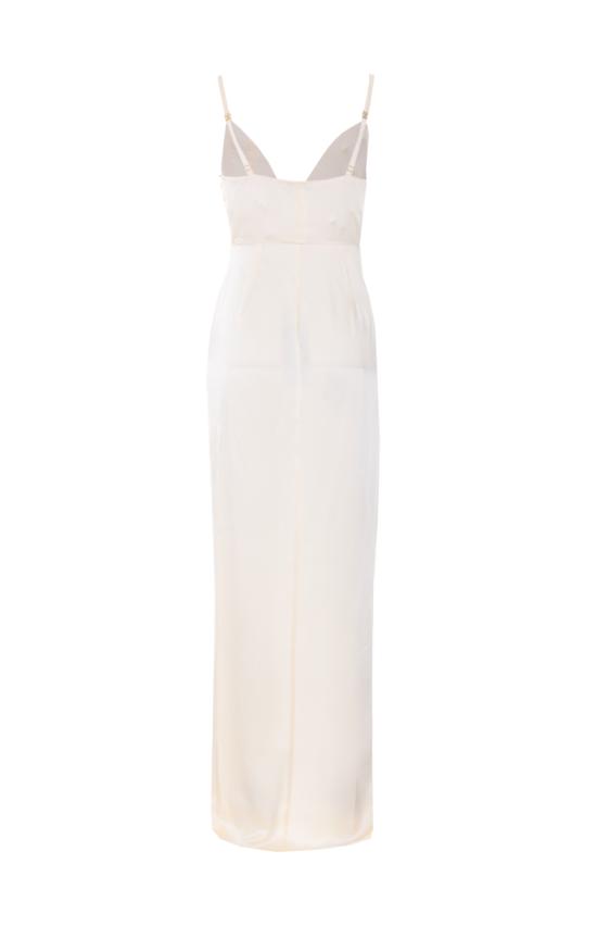 26SS 엘리자베타프랜치 미디 원피스 ABR4862E2 193 White - ELISABETTA FRANCHI