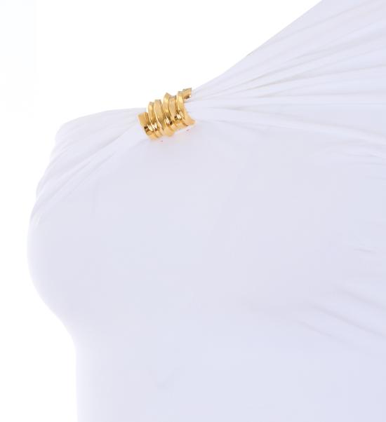 26SS 엘리자베타프랜치 긴팔 티셔츠 MD03062E2 360 White - ELISABETTA FRANCHI