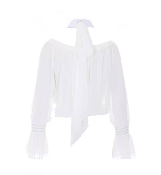 26SS 엘리자베타프랜치 셔츠 CA13561E2 X88 White - ELISABETTA FRANCHI