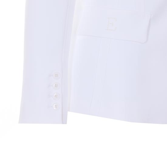 26SS 엘리자베타프랜치 수트 자켓 GI21661E2 360 White - ELISABETTA FRANCHI